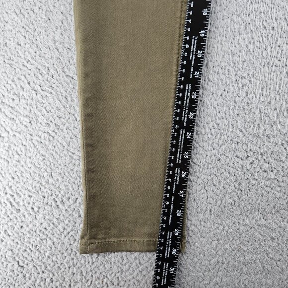 Miss‎ Me Jeans Womens 28 (30x30) Green Low Rise Skinny Embroidered Zip Pocket - Picture 11 of 16